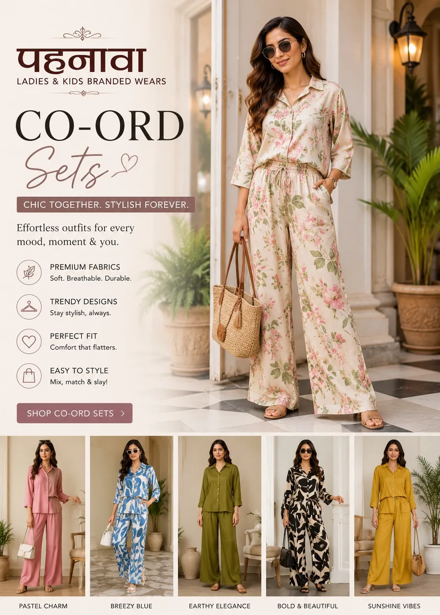 Pehnawa floral co-ord sets collection